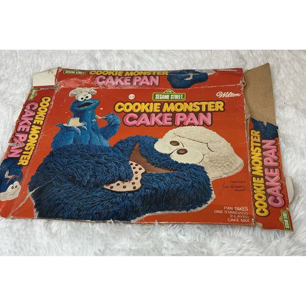 Vintage 1977 Sesame Street Cookie Monster 14 1/2